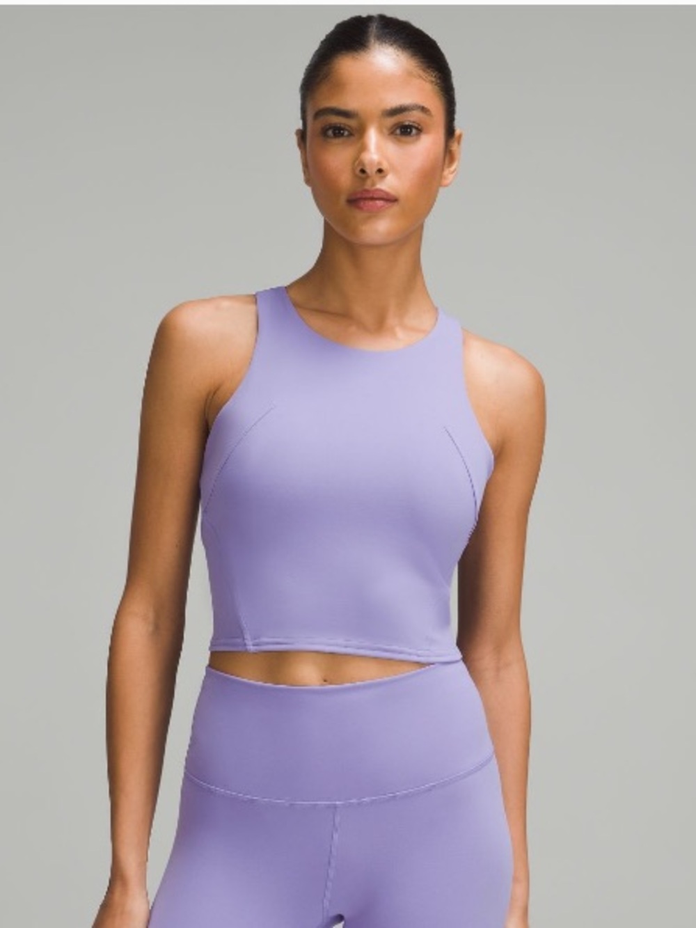 Lululemon Wunder Train Racerback Tank Top Dark Lavender Purple Size 10